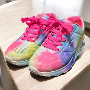 Skechers Uno Lite-Splatter Shines